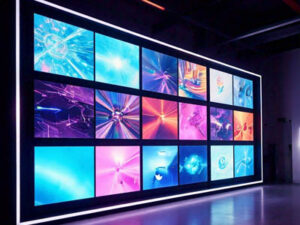 ukuran video wall 55 inch